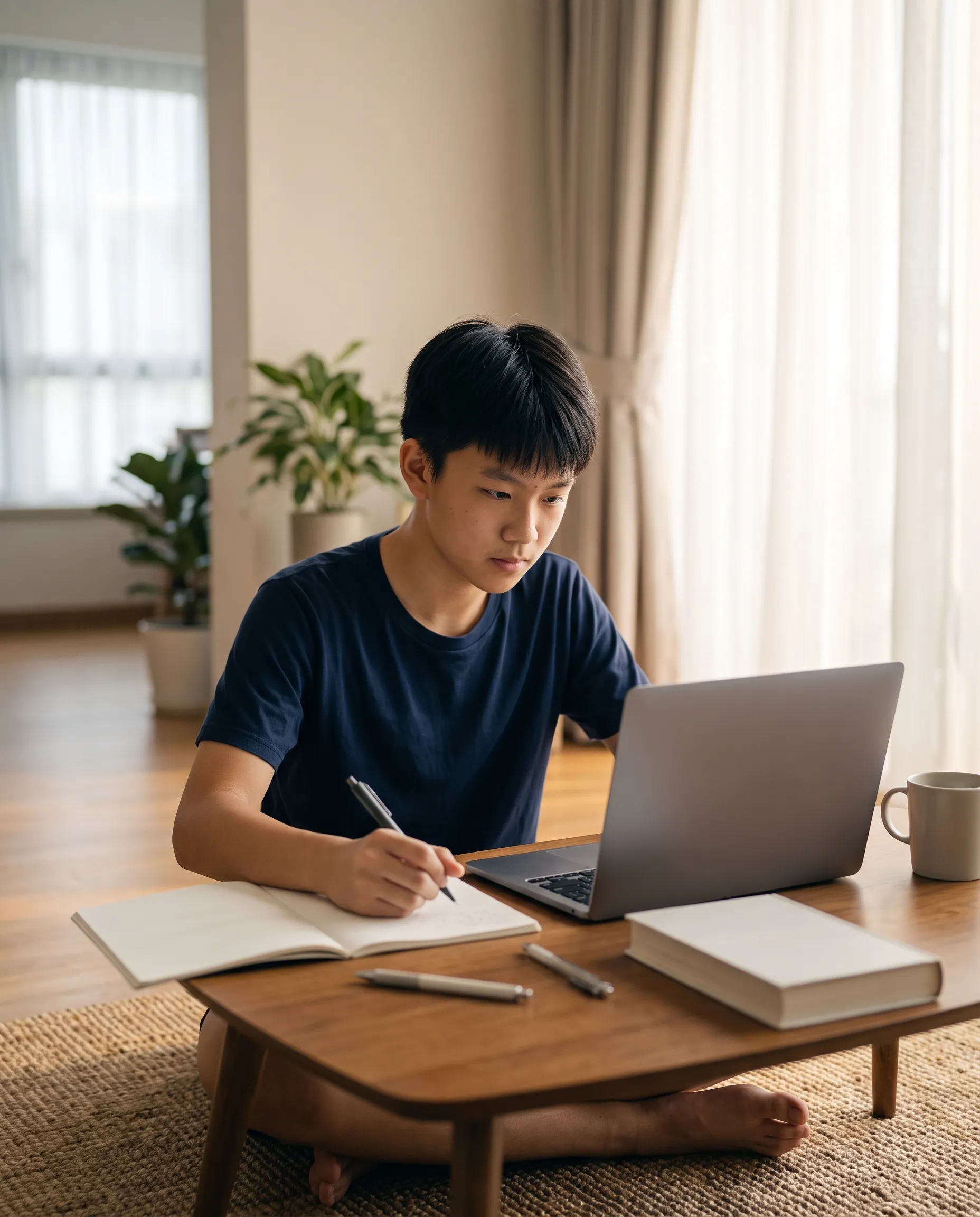 Student applying the Brain Jack Method